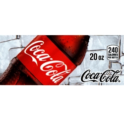 DS42C20 - Coca-Cola Coke Label (20oz Bottle with Calorie) - 1 3/4" x 3 19/32"