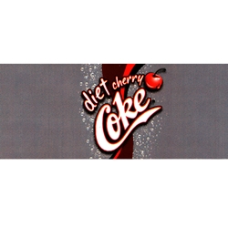 DS42DCC - Diet Cherry Coke Label - 1 3/4" x 3 19/32"