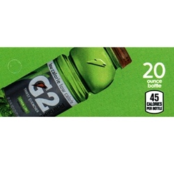 DS42G2LL20 - Gatorade G2 Lemon Lime Label (20oz Bottle with Calorie) - 1 3/4" x 3 19/32"