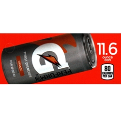 DS42GO116 - Gatorade Orange Label (11.6oz Can with Calorie) - 1 3/4" x 3 19/32"