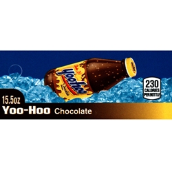 DS42Y155 - Yoo-Hoo Chocolate Label (15.5 oz Bottle with Calorie) - 1 3/4" x 3 19/32"