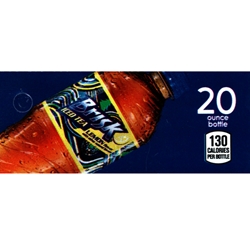 DS42BLIT20 - Brisk Iced Tea Label (20oz Bottle with Calorie) - 1 3/4" x 3 19/32"