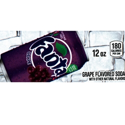 DS42FG12 - Fanta Grape Label (12oz Can with Calorie) - 1 3/4" x 3 19/32"