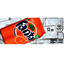 DS42FO12 - Fanta Orange Label (12oz Can with Calorie) - 1 3/4" x 3 19/32"