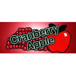 DS42GCA - Generic Cranberry Apple Label - 1 3/4" x 3 19/32"