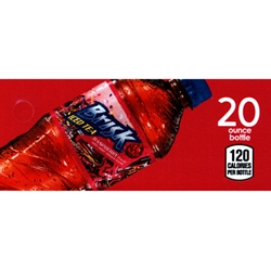 DS42BRIT20 - Brisk Raspberry Iced Tea Label (20oz Bottle with Calorie) - 1 3/4" x 3 19/32"