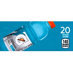 DS42GFGF20 - Gatorade Frost Glacier Freeze Label (20oz Bottle with Calorie) - 1 3/4" x 3 19/32"