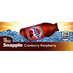 DS42SCR16 - Snapple Cranberry Raspberry Label (16oz Bottle with Calorie) - 1 3/4" x 3 19/32"