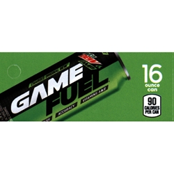 DS42MDGFCOD16 - Mt. Dew Game Fuel Charged Original Dew Label (16oz Can with Calorie) - 1 3/4" x 3 19/32"