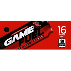 DS42MDGFCCB16 - Mt. Dew Game Fuel Charged Cherry Burst Label (16oz Can with Calorie) - 1 3/4" x 3 19/32"