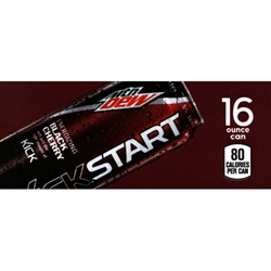 DS42KBC16 - Kickstart Black Cherry Label (16oz Can with Calorie) - 1 3/4" x 3 19/32"