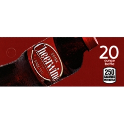 DS42CW20 - Cheerwine Label (20oz Bottle with Calorie) - 1 3/4" x 3 19/32"