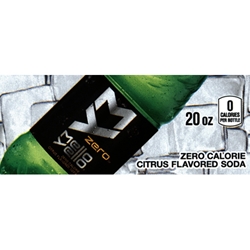 DS42MYZ20 - Mello Yello Zero Label (20oz Bottle with Calorie) - 2 5/16" x 3 1/2"