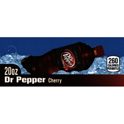 DS42DRPC20 - Dr Pepper Cherry Label (20oz Ripple Bottle with Calorie) - 1 3/4" x 3 19/32"