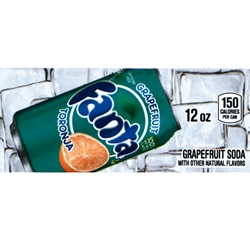 DS42FGF12 - Fanta Grapefruit Label (12oz Can with Calorie) - 1 3/4" x 3 19/32"