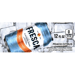 DS42FSPC12 - Fresca Sparkling Peach Citrus Label (12 oz Can with Calorie) - 1 3/4" x 3 19/32"