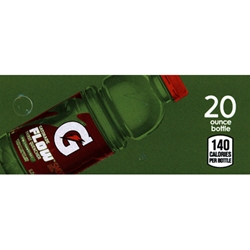 DS42GFKS20 - Gatorade Flow Kiwi Strawberry Label (20oz Bottle with Calorie) - 1 3/4" x 3 19/32"