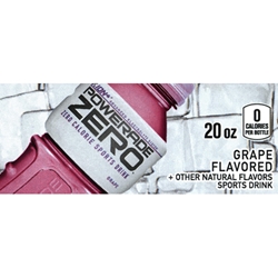 DS42PZG20 - Powerade Zero Grape Label (20 oz Bottle with Calorie) - 1 3/4" x 3 19/32"