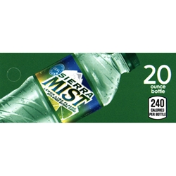 DS42SM20 - Sierra Mist Label (20oz Bottle with Calorie) - 1 3/4" x 3 19/32"