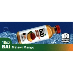 DS42BMM18 - BAI Malawi Mango Label (18oz Bottle with Calorie) - 1 3/4" x 3 19/32"