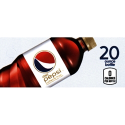 DS42PCFD20 - Diet Pepsi Caffeine Free Label (20oz Bottle with Calorie) - 1 3/4" x 3 19/32"