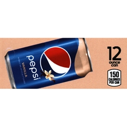 DS42PV12 - Pepsi Vanilla Label (12oz Can with Calorie) - 1 3/4" x 3 19/32"
