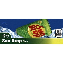 DS42SDC12 - Sun Drop Citrus Label (12oz Can with Calorie) - 1 3/4" x 3 19/32"