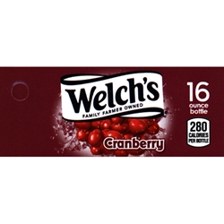 DS42WCC16 - Welch's Cranberry Cocktail Label (16oz Bottle with Calorie) - 1 3/4" x 3 19/32"