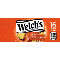 DS42WOPA16 - Welch's Orange Pineapple Label (16oz Bottle with Calorie) - 1 3/4" x 3 19/32"