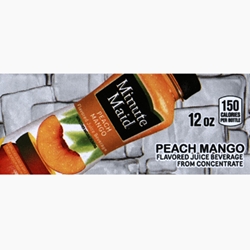 DS42MMPM12 - Minute Maid Peach Mango Label (12oz Bottle with Calorie) - 1 3/4" x 3 19/32"