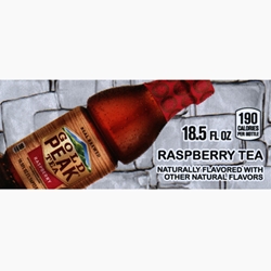 DS42GPTR185 - Gold Peak Raspberry Tea (18.5oz Bottle with Calorie) - 1 3/4" x 3 19/32"