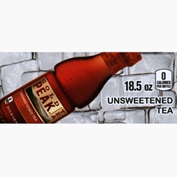 DS42GPTU185 - Gold Peak Unsweet Tea (18.5oz Bottle with Calorie) - 1 3/4" x 3 19/32"