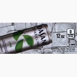 DS42DSLI12 - Dasani Sparkling Lime (12oz Can with Calorie) - 1 3/4" x 3 19/32"