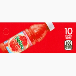 DS42TRRG10 - Tropicana Ruby Red Grapefruit Label (10oz Bottle with Calorie) - 1 3/4" x 3 19/32"