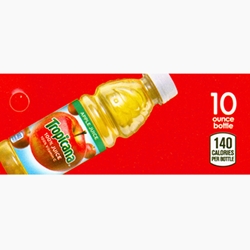 DS42TAJ10 - Tropicana Apple Juice Label (10oz Bottle with Calorie) - 1 3/4" x 3 19/32"