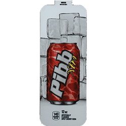 DS33PX12 - Royal Chameleon Pibb Xtra Label (12oz Can with Calorie) - 3 5/8" x 10"