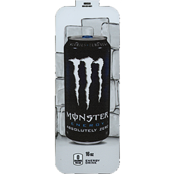 DS33MAZ16 -  Royal Chameleon Monster Absolutely Zero Label (16oz Can with Calorie) - 3 5/8" x 10"