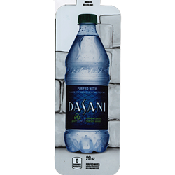 DS33D20 - Royal Chameleon Dasani Purified Water Label (20oz Bottle with Calorie) - 3 5/8" x 10"