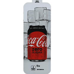 DS33CZS12 - Royal Chameleon	Coke Zero Sugar Label (12oz Can with Calorie) - 3 5/8" x 10"