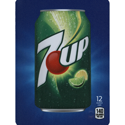 DS227UP12 - D.N. HVV 7UP Label (12oz Can with Calorie) - 5 5/16" x 7 13/16"