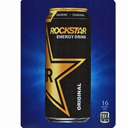 DS22R16 - D.N. HVV Rockstar Energy Drink Label (16oz Can with Calorie) - 5 5/16" x 7 13/16"