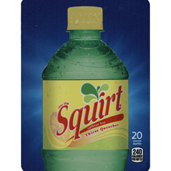 DS22SC20 - D.N. HVV Squirt Citrus Label (20oz Bottle with Calorie) - 5 5/16" x 7 13/16"