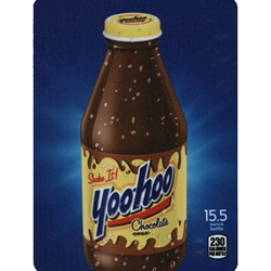 DS22YH155 - D.N. HVV Yoo-Hoo Label (15.5oz Bottle with Calorie) - 5 5/16" x 7 13/16"