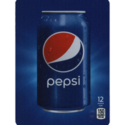 DS22P12 - D.N. HVV Pepsi Label (12oz Can with Calorie) - 5 5/16" x 7 13/16"
