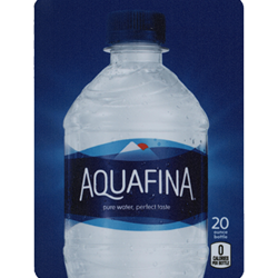 DS22A20 - D.N. HVV Aquafina Label (20oz Bottle with Calorie) - 5 5/16" x 7 13/16"