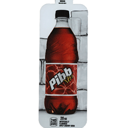 DS33PX20 - Royal Chameleon Pibb Xtra Label (20oz Bottle with Calorie) - 3 5/8" x 10"