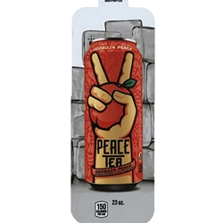 DS33PTGPT23 - Peace Tea Georgia Peach Tea Label (23oz Can W/Calorie) - 3 5/8" X 10"