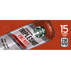 DS42STEC15 - Starbucks Tripleshot Energy Caramel (15oz Can with Calorie) - 1 3/4" x 3 19/32"