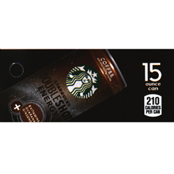 DS42SDC15 - Starbucks Doubleshot Energy Coffee (15oz Can with Calorie) - 1 3/4" x 3 19/32"