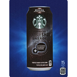 DS22SDM15 - D.N. HVV Starbucks Doubleshot Energy Mocha Label (15oz Can with Calorie) - 5 5/16" X 7 13/16"
